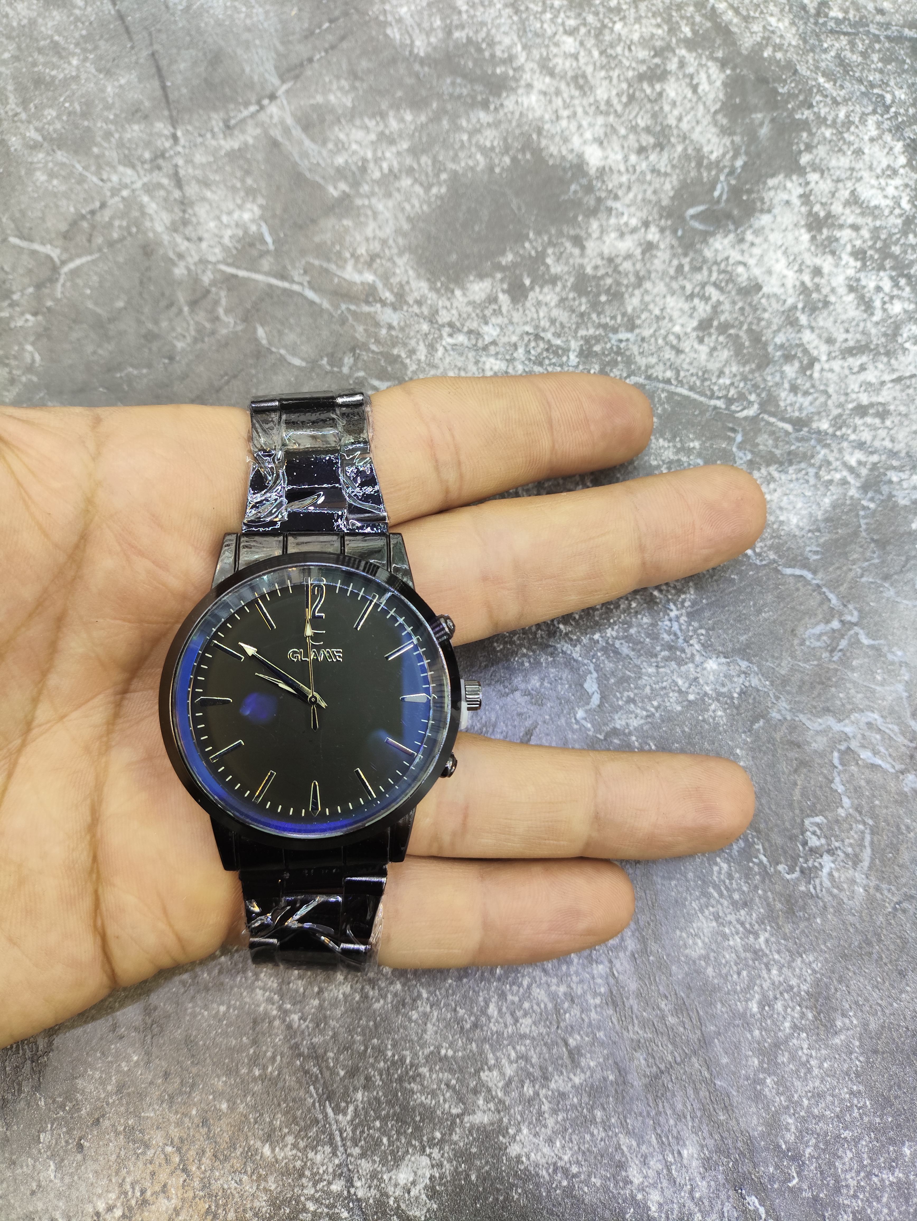 ساعت مردانه گلیم تمام مشکی کلاسیک